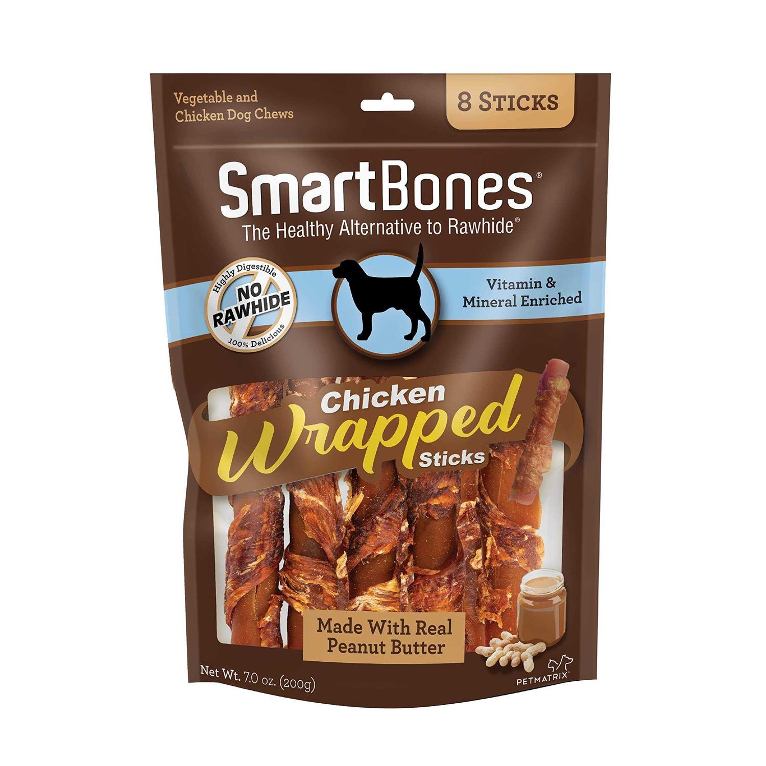 SmartBones Chicken Wrapped Peanut Butter Sticks - Pet Supplies online store