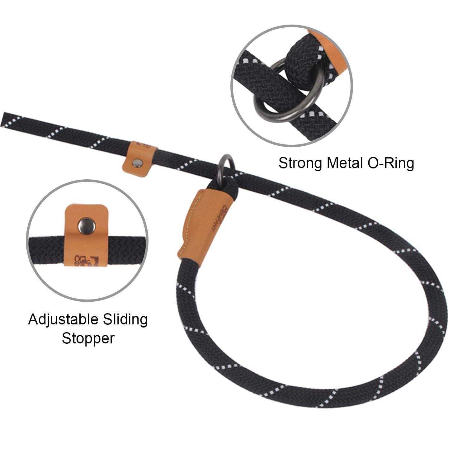 Slip Lead Dog Leash Reflective Mountain Climbing Rope Leash - Pet Supplies online store
