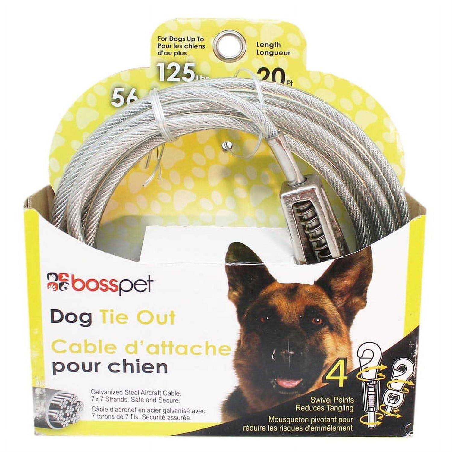 Boss Pet Q5720SPG99 PDQ Tie-Out with Spring - Pet Supplies online store