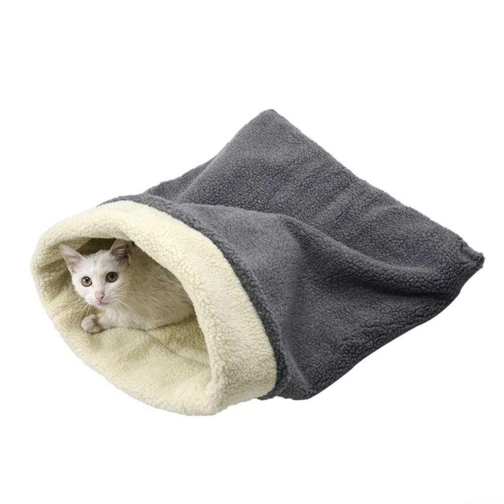 Lorde Cat Bed Cave Sleeping Bag, Pet Mat Self Warming Pad Sack for Cats and Small Dog - Pet Supplies online store