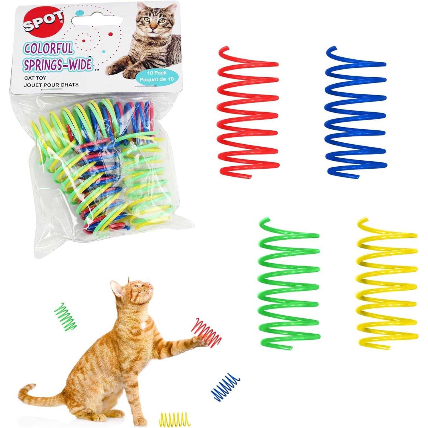Spot Colorful Springs Cat Toy Wide - Pet Supplies online store