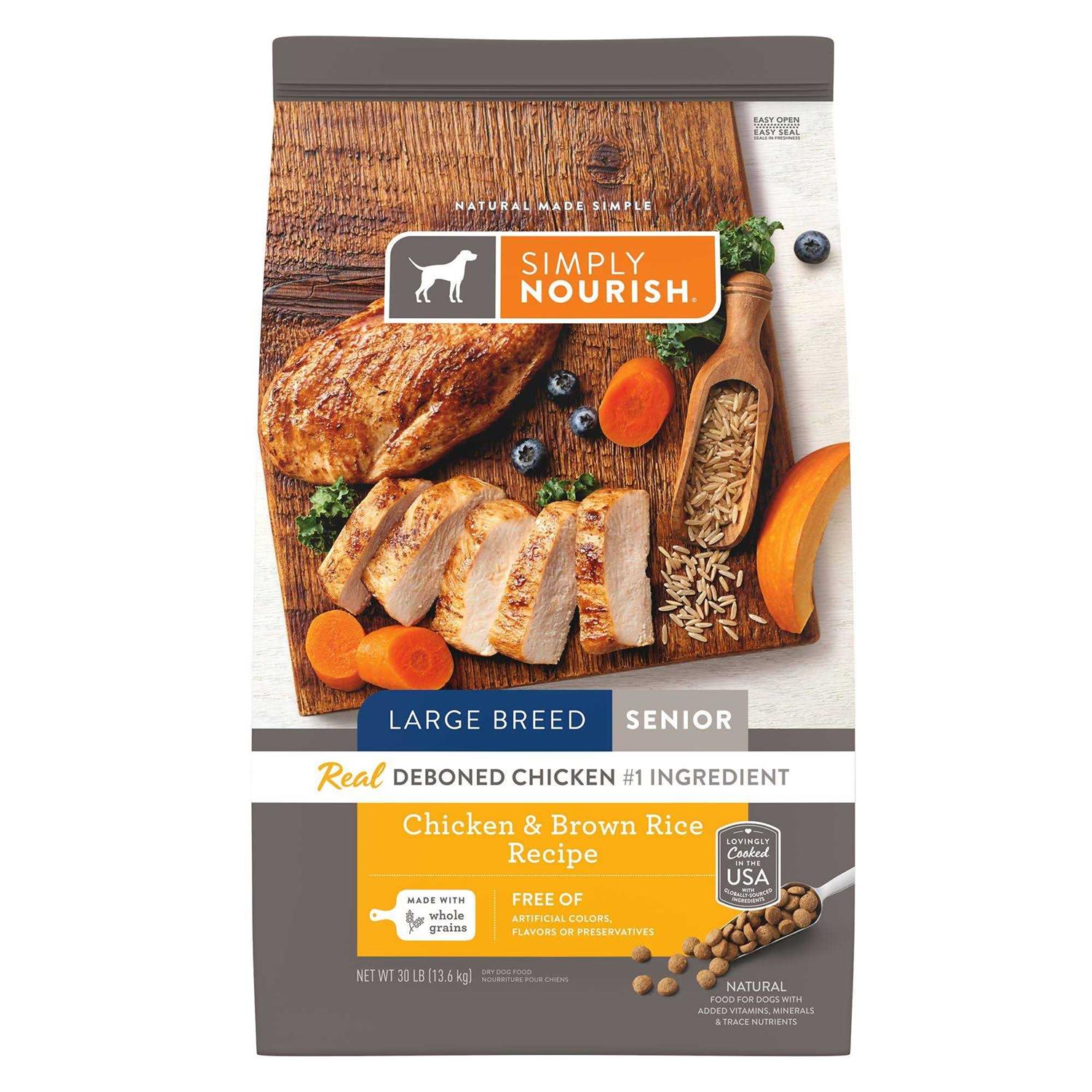 Simply Nourish Original Senior Dry Dog Food - Pet Supplies online store