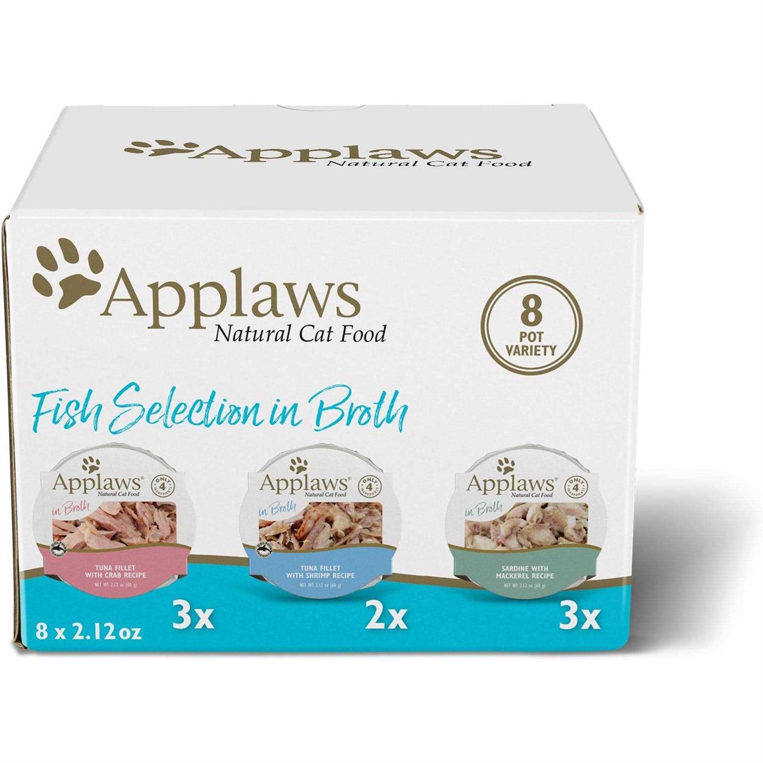 Applaws Natural Pot Multipack Fish Selection Wet Cat Food - Pet Supplies online store
