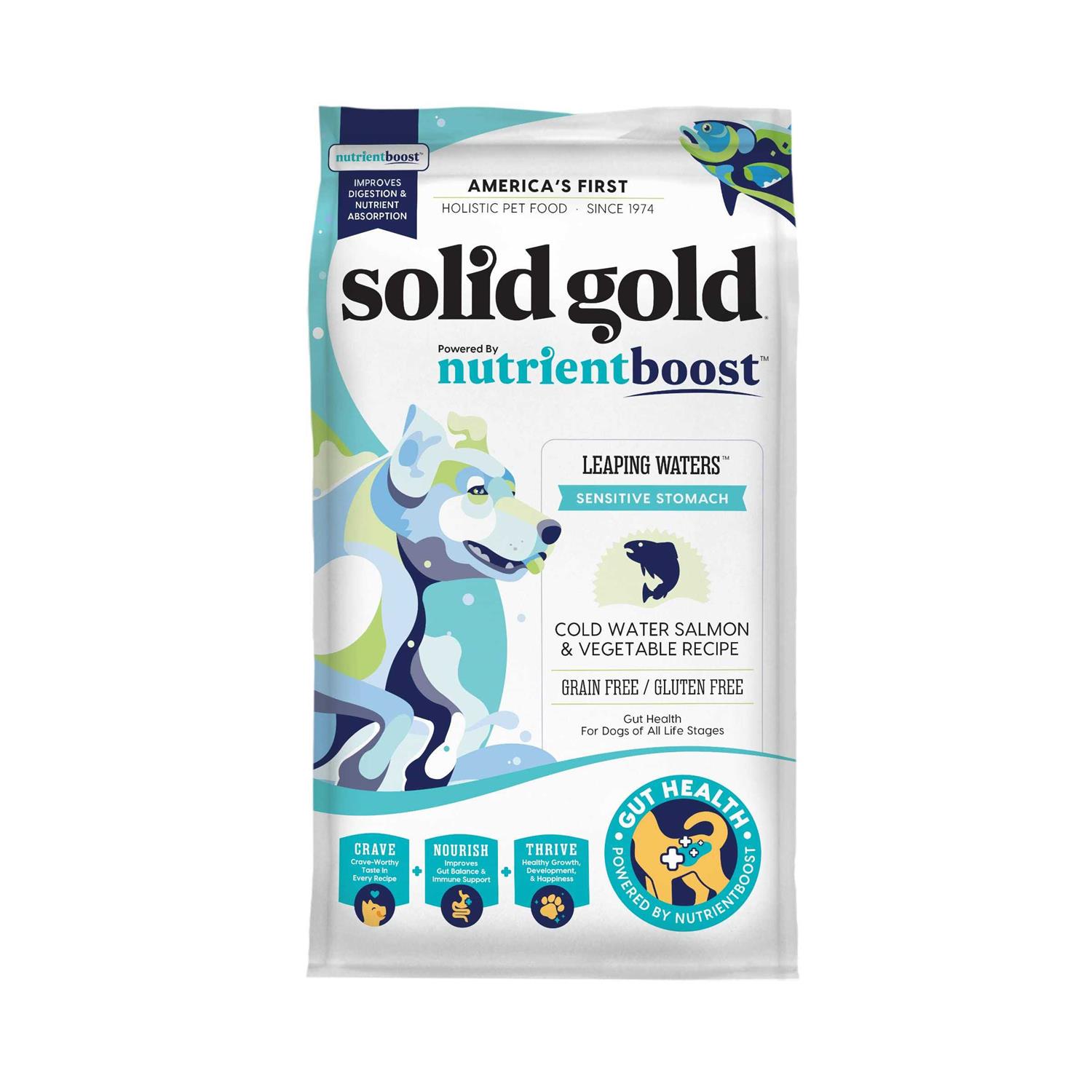 Solid Gold Nutrientboost Leaping Waters Dry Dog Food - Pet Supplies online store