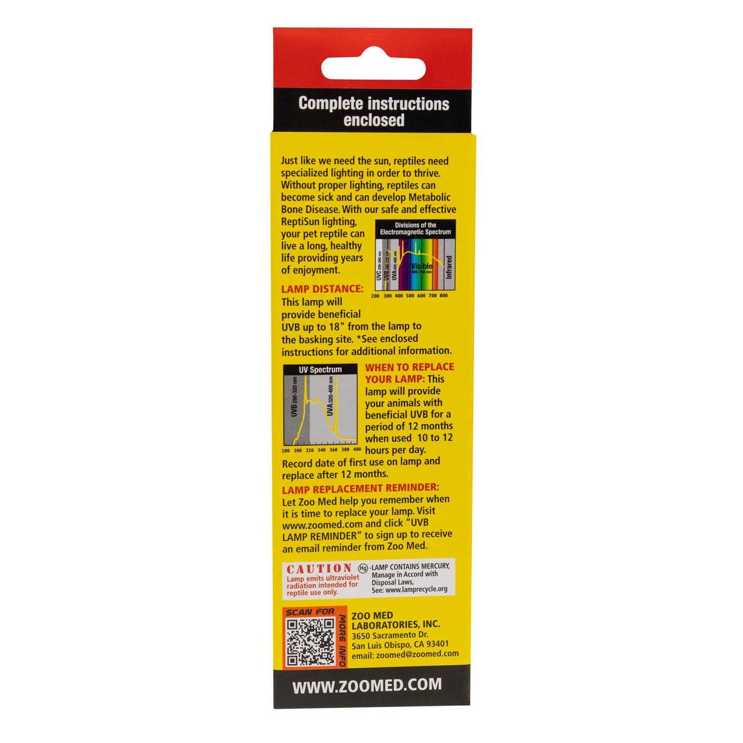 Zoo Med ReptiSun 10.0 UVB Compact Fluorescent - Pet Supplies online store