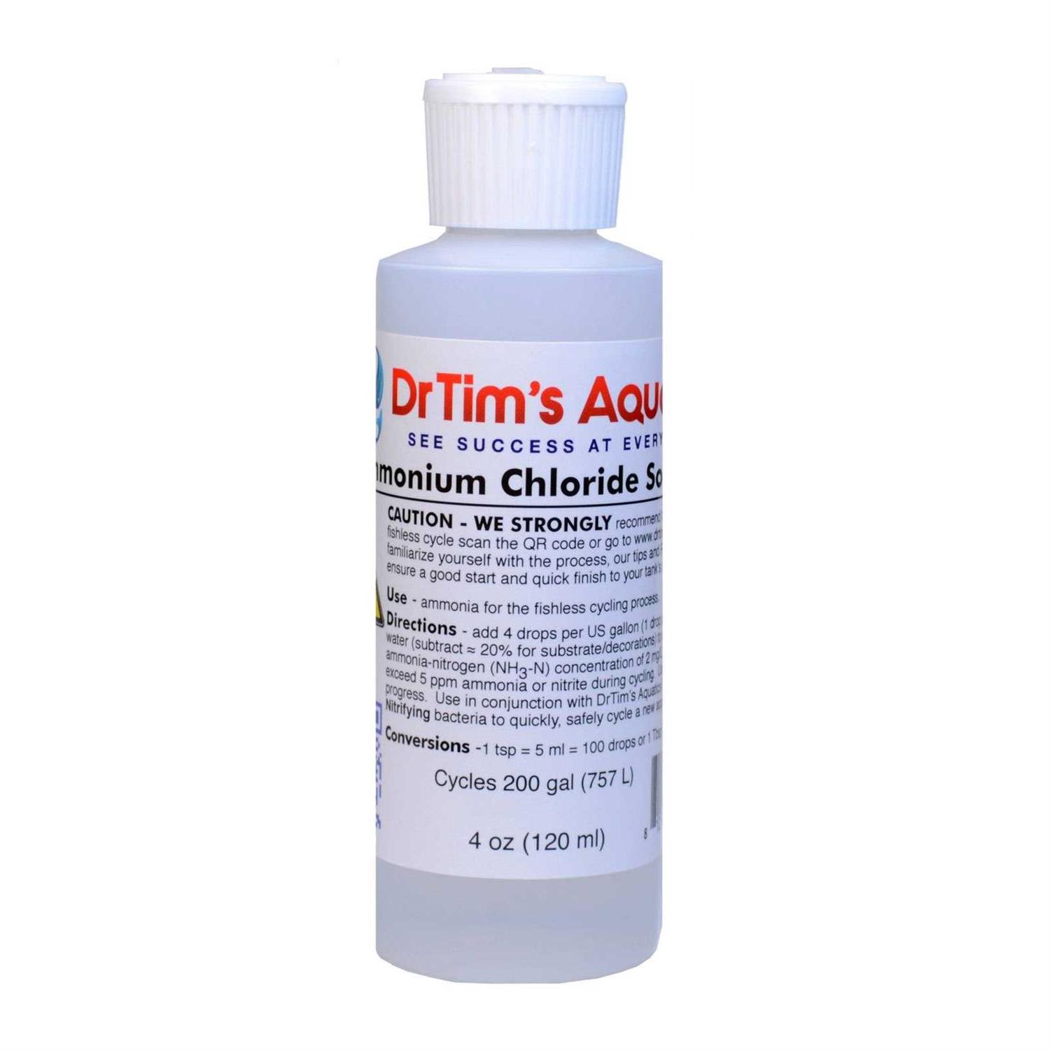 Dr Tim's Aquatics Ammonium Chloride for Fishless Cycling - Pet Supplies online store