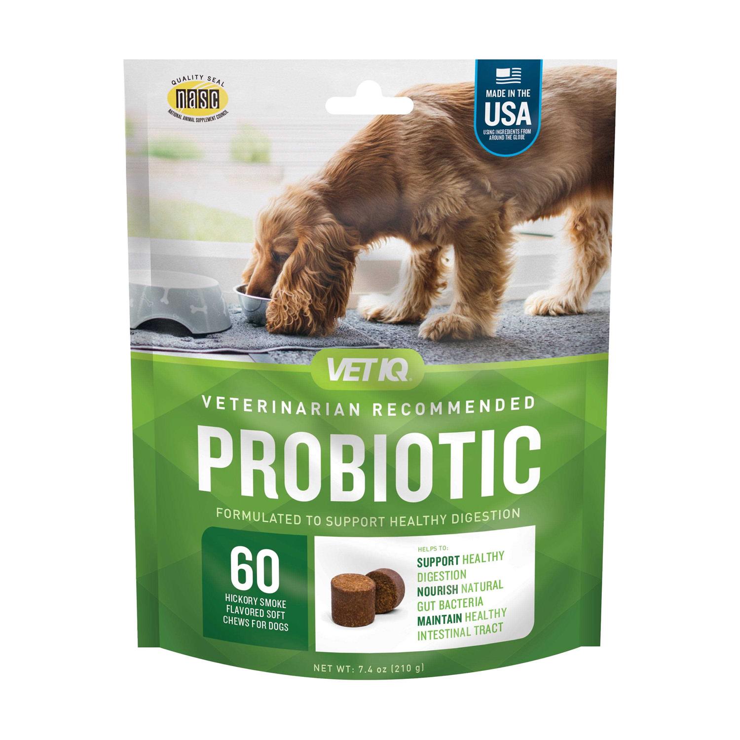 VetIQ Probiotic Soft Chew Supplement for Dogs - Pet Supplies online store
