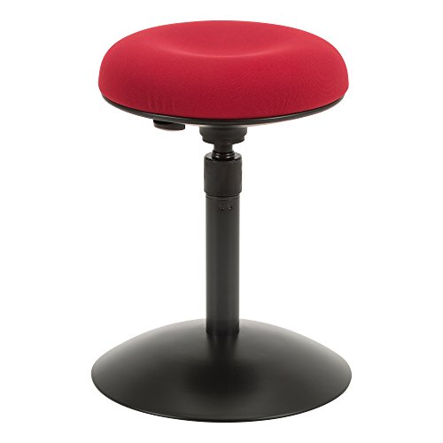 Norwood Commercial Furniture Active Stool with Adjustable Height Pivot Round Seat, Black NOR-NIL1716F-BK-SO