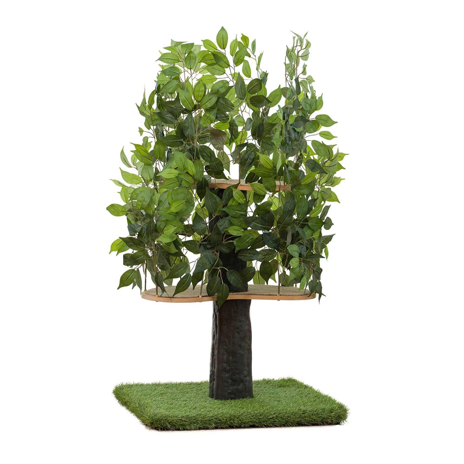 On2 Pets 4ft Interchangeable Leaves Cat Activity Tree Indoor Cat Tower - Pet Supplies online store