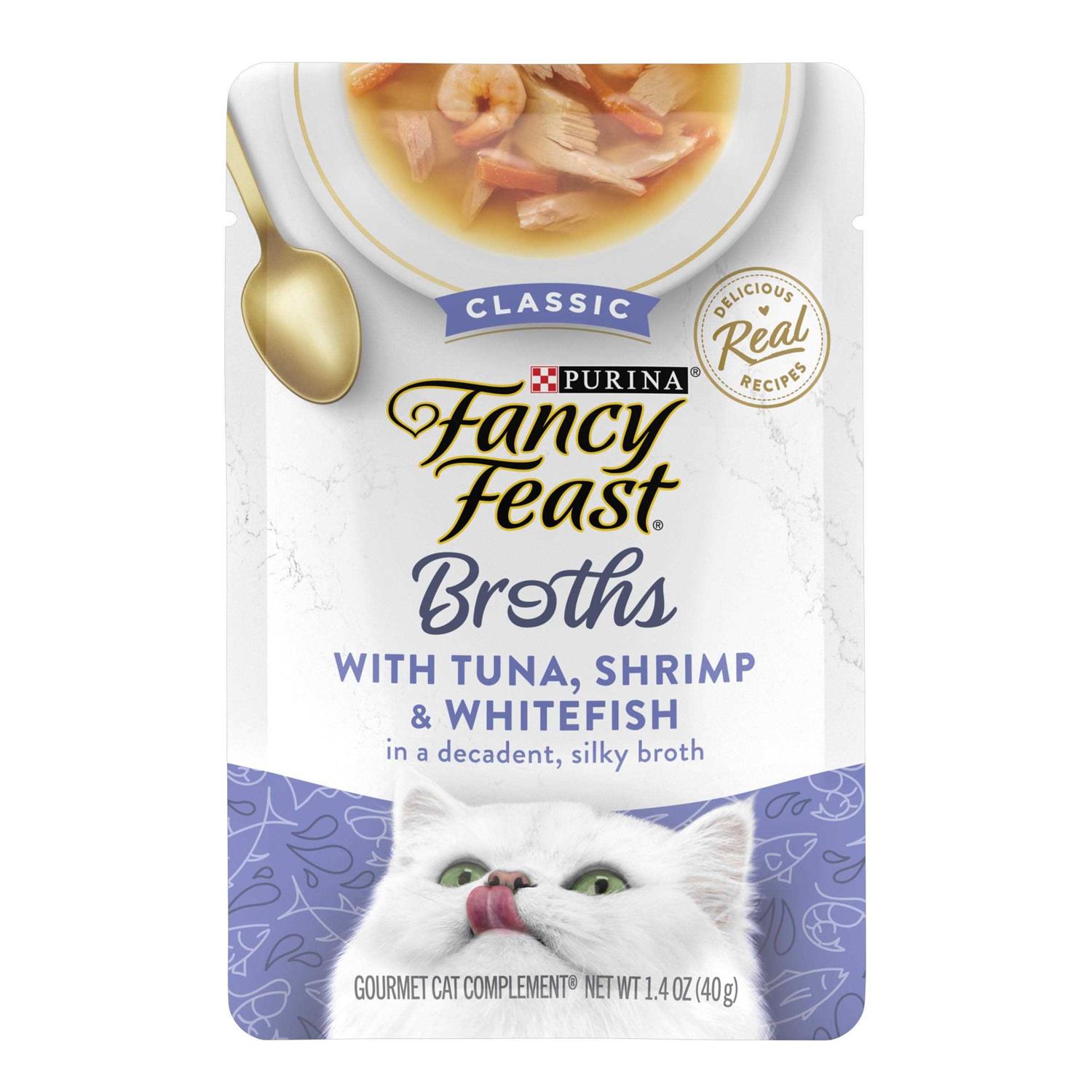 Fancy Feast Broths Creamy Wet Cat Food - Pet Supplies online store