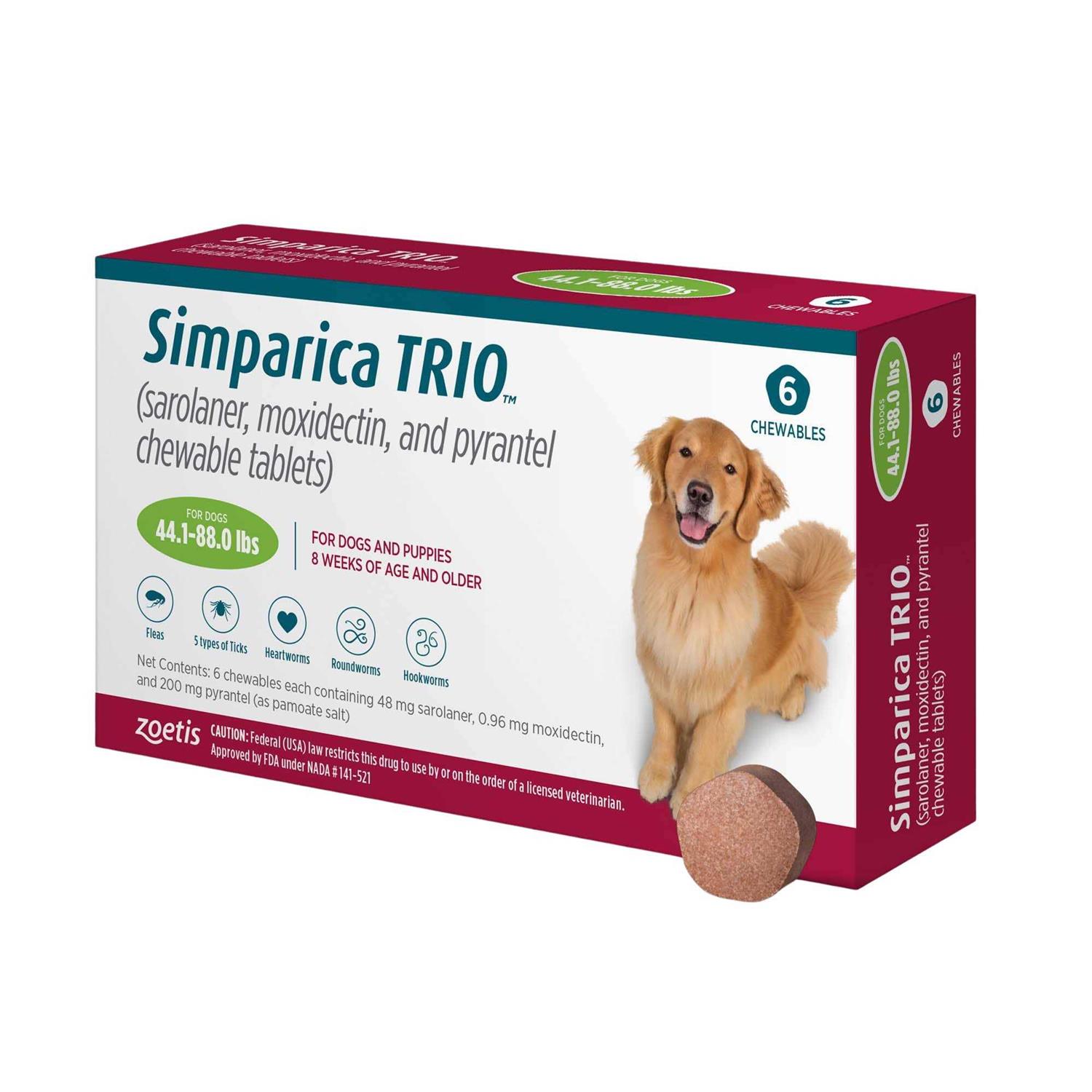 Simparica Trio Dogs - Pet Supplies online store