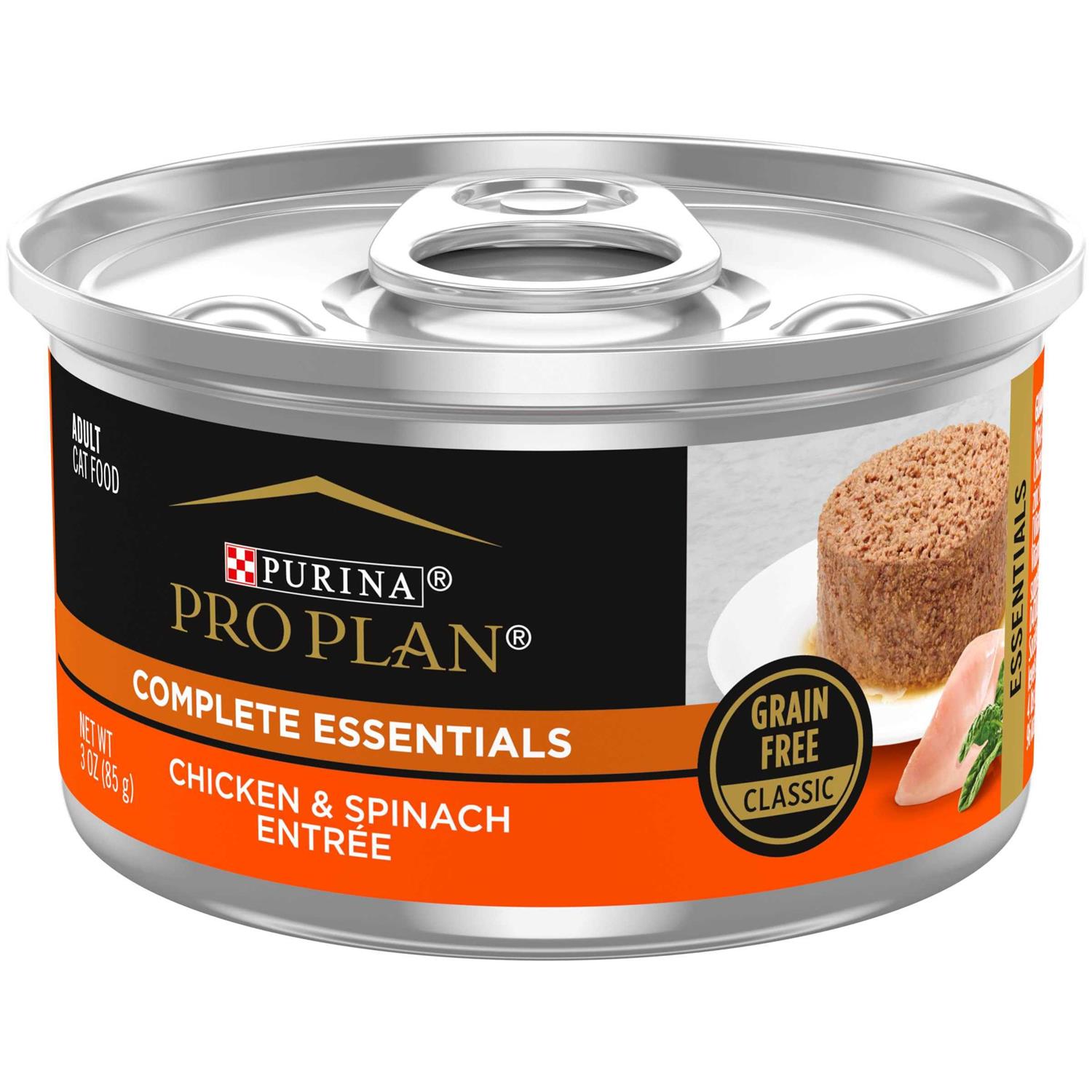Purina Pro Plan Chicken and Spinach Entree Wet Cat Food - Pet Supplies online store