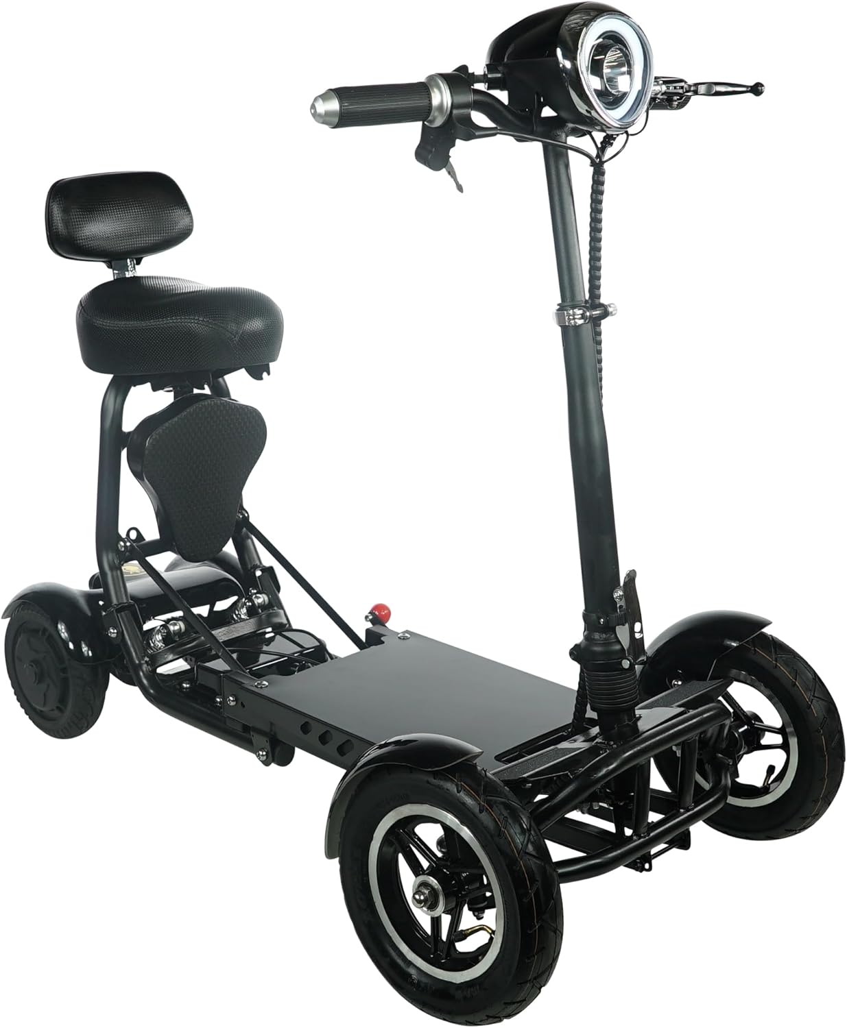 Comfygo MS-3000 Electric Scooter for Adults, Foldable Scooters for Seniors,4 Wheeler Drive Mobility Scooter with Chair,Scooter Eléctrico Para Adultos