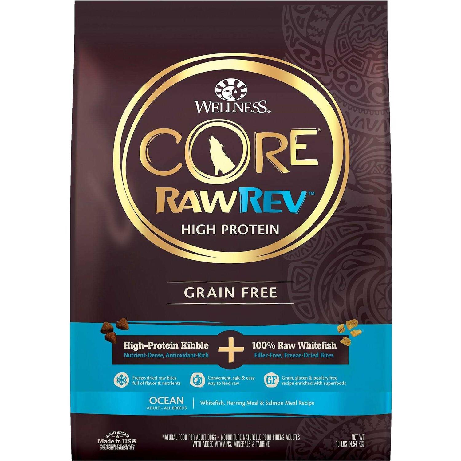 Wellness CORE RawRev Grain Free Whitefish Dog Food - Pet Supplies online store