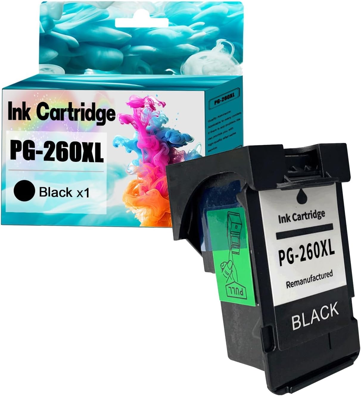 Replacement 260XL Black Ink Cartridge Compatible for Canon 260 PG-260 XL Ink Cartridges Working for PIXMA TR7020 TS6420 TS5320 TS6420A TR7020A Printers