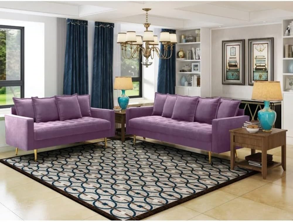 Glam Chic Style Sofa Couch for Livingroom 58