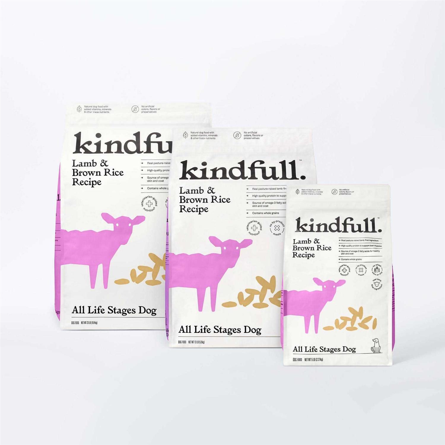 Kindfull Lamb & Brown Rice Recipe Dry Dog Food - Pet Supplies online store