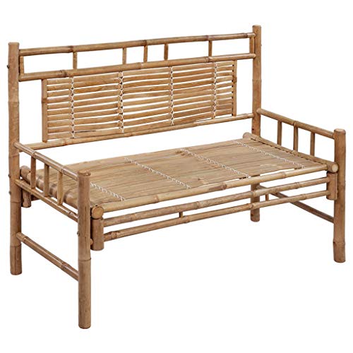 Patio Bench with Cushion 47.2