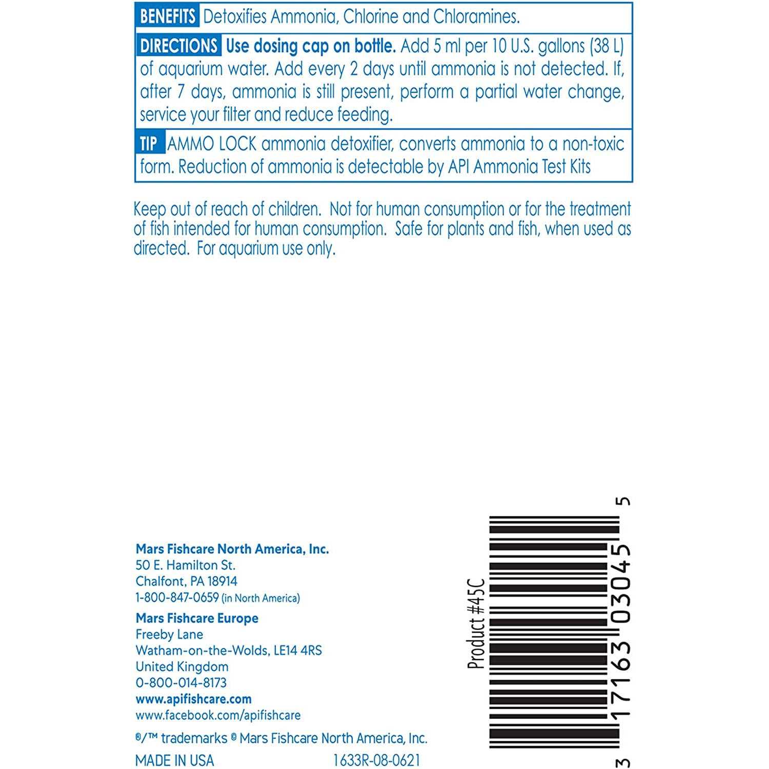 API Ammo Lock Ammonia - Pet Supplies online store