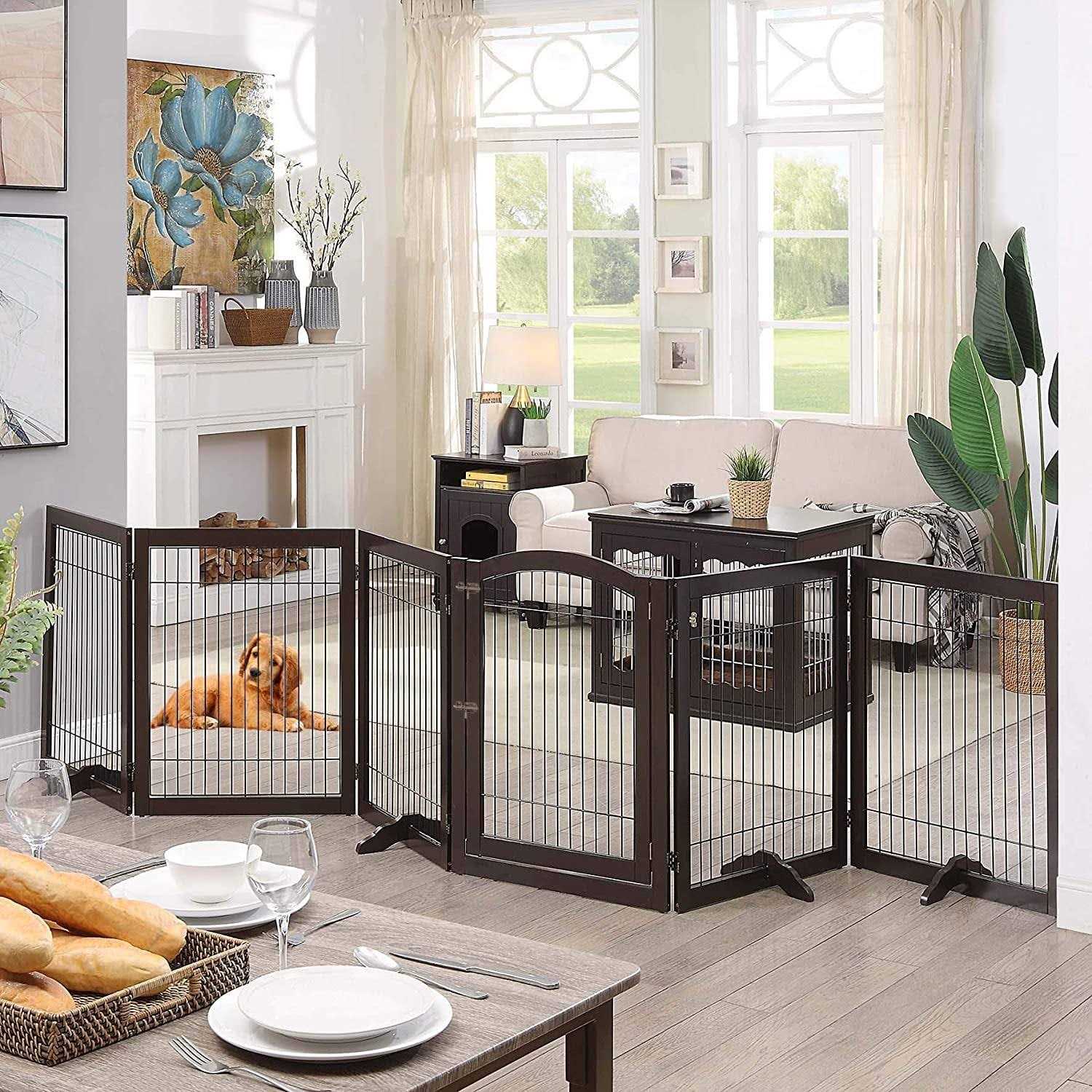 Unipaws Freestanding Pet Playpen - Pet Supplies online store