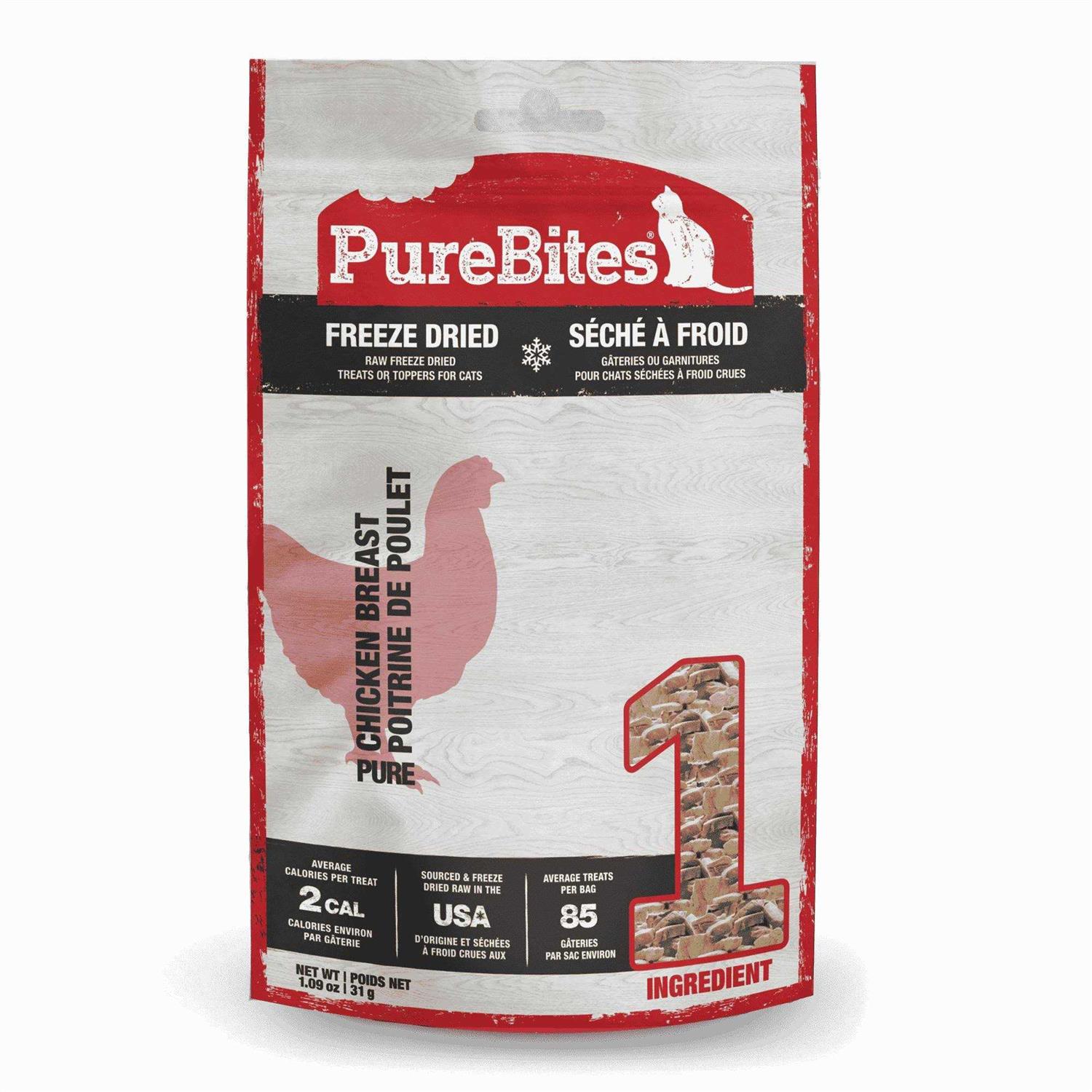 PureBites Chicken Breast Freeze Dried Cat Treats - Pet Supplies online store