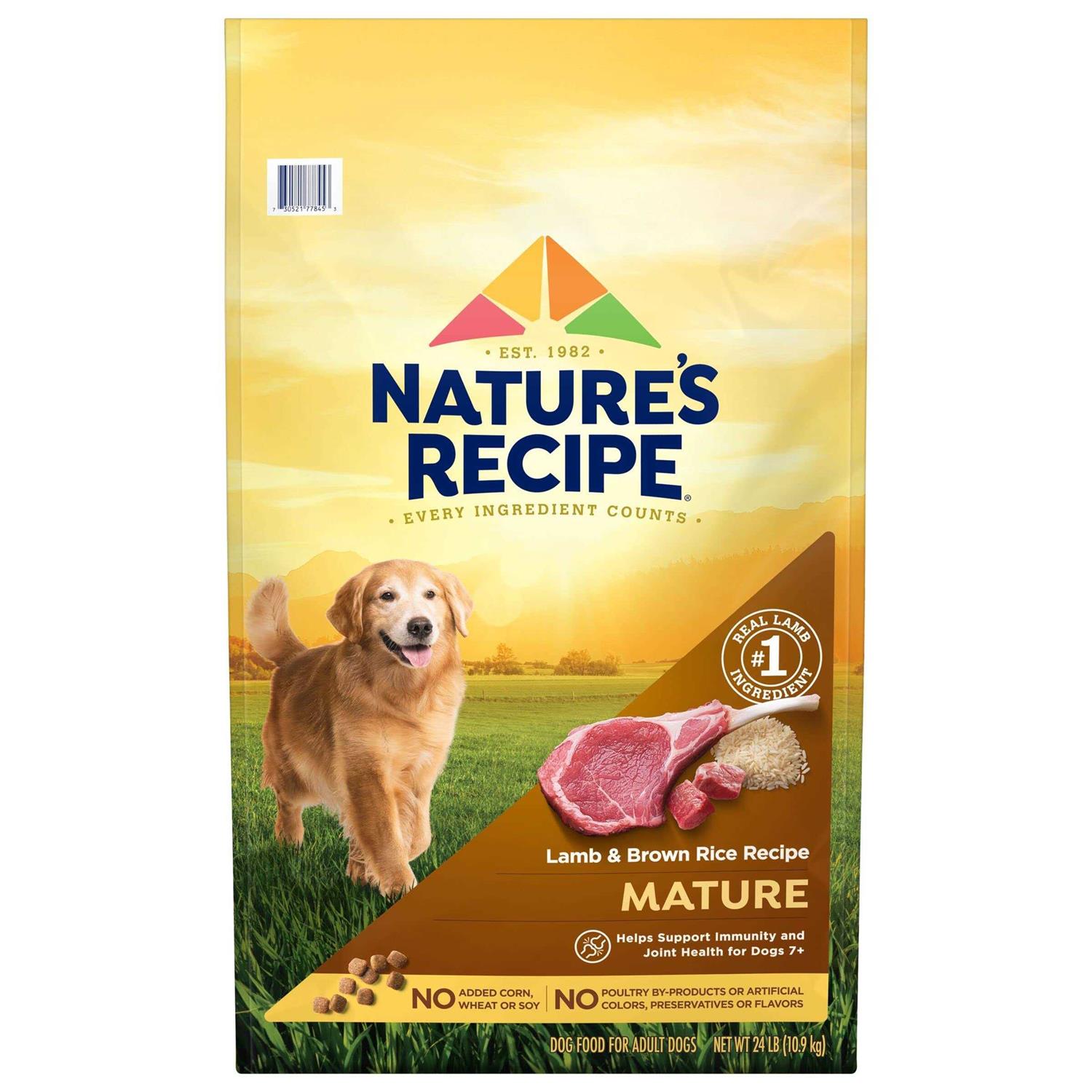 Nature's Recipe Mature Dry Dog Food - Pet Supplies online store