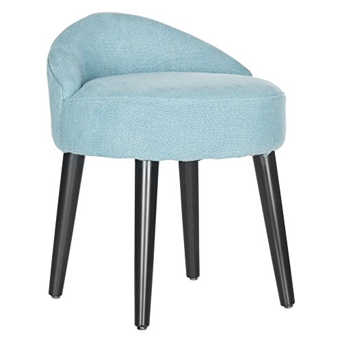 Safavieh Mercer Collection Brinda Mid-Century Light Blue Vanity Chair