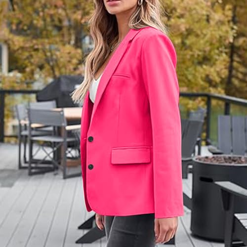 Womens Casual Blazer Fall Jacket Long Sleeve Open Front Suit Jackets Fashion Work Office Blazers Professional Clothes