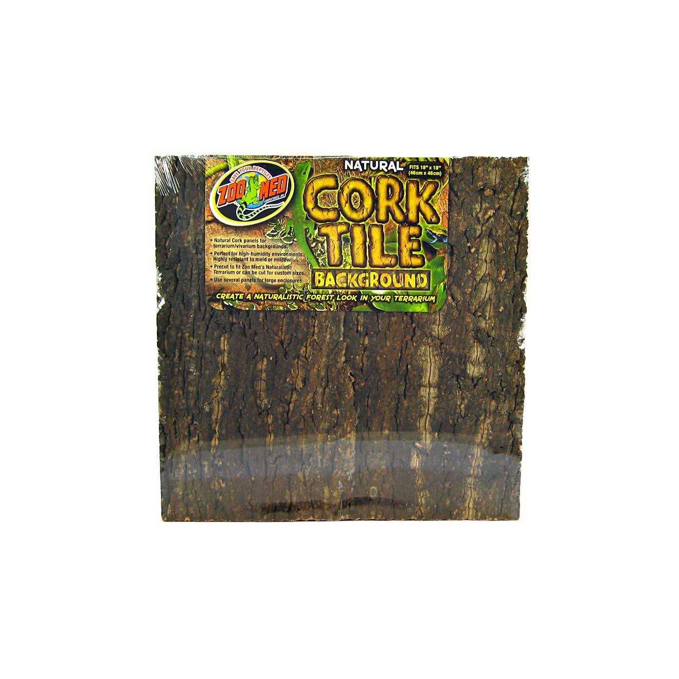 Zoo Med Natural Cork Tile Background - Pet Supplies online store