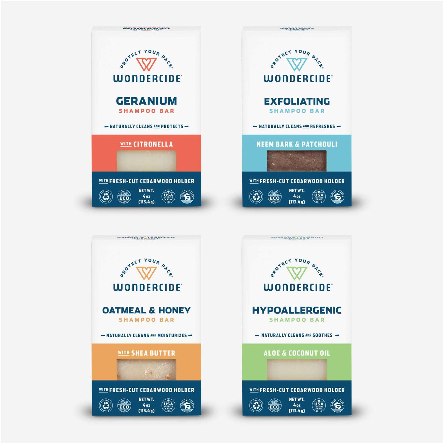 Wondercide Hypoallergenic Shampoo Bar - Pet Supplies online store