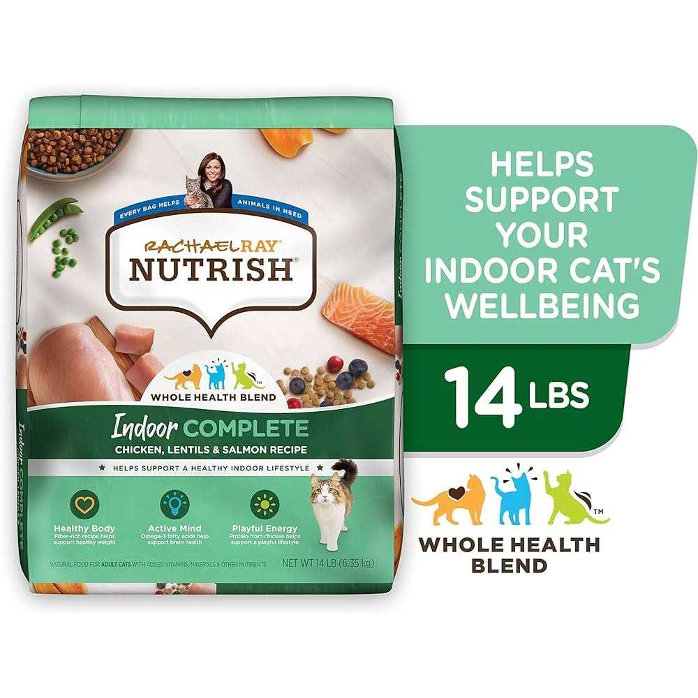 Rachael Ray Nutrish Indoor Complete Chicken with Lentils & Salmon Dry Cat Food - Pet Supplies online store