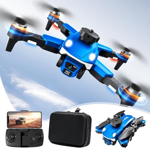 Brushless Motor Drone with 1080P Camera 2.4G WIFI FPV RC Quadcopter with Headless Mode Follow Me Altitude Hold Obstacle Avoidance Toys Gifts For Kids Adults