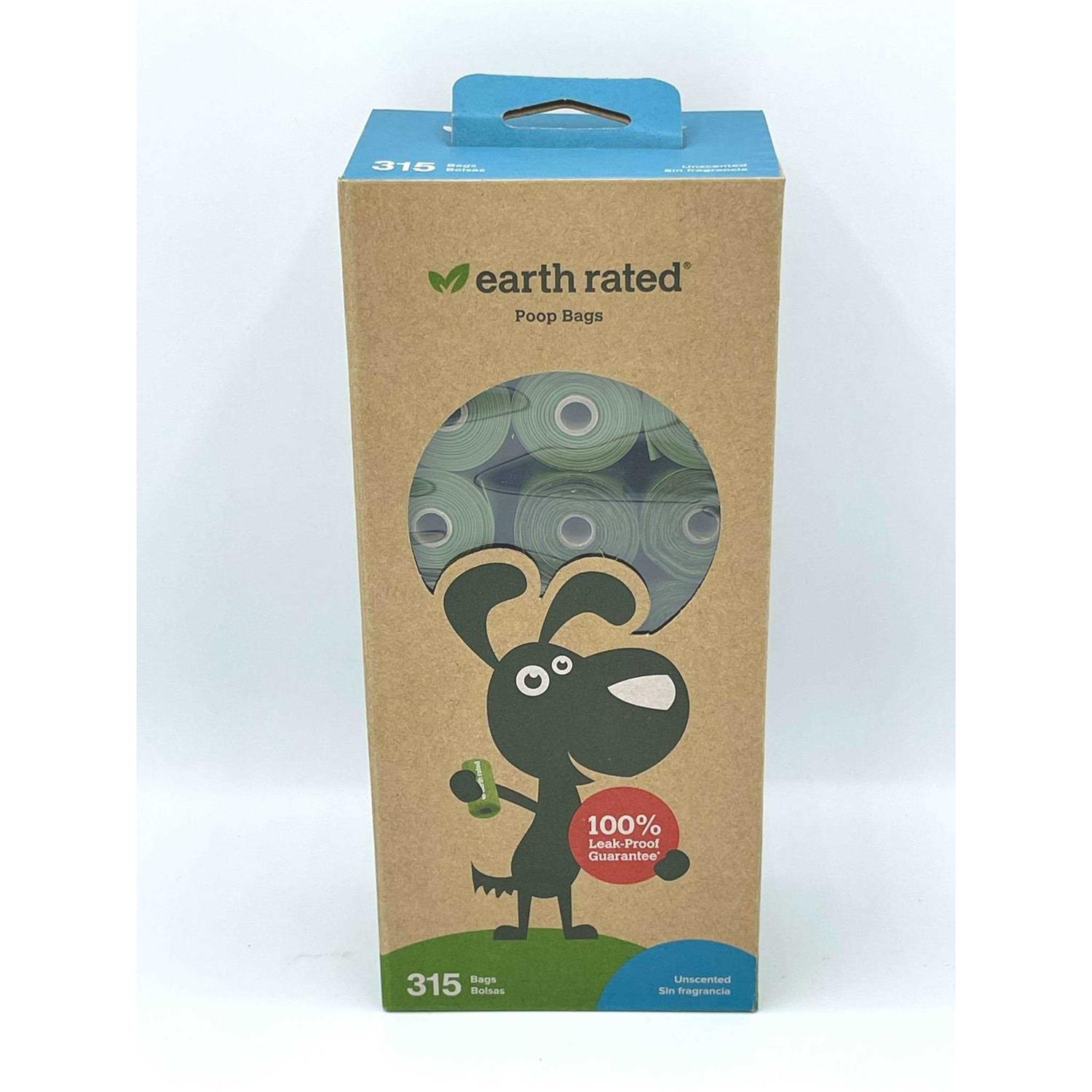 Earth Rated 315 Unscented Bags - Pet Supplies online store