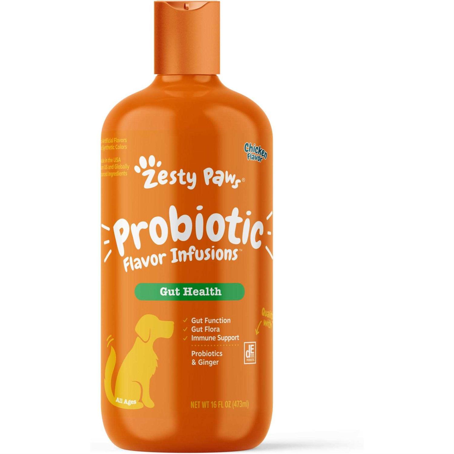 Zesty Paws Flavor Infusions Food Topper for Dogs Functional Probiotic Gut Health Supplement - Pet Supplies online store