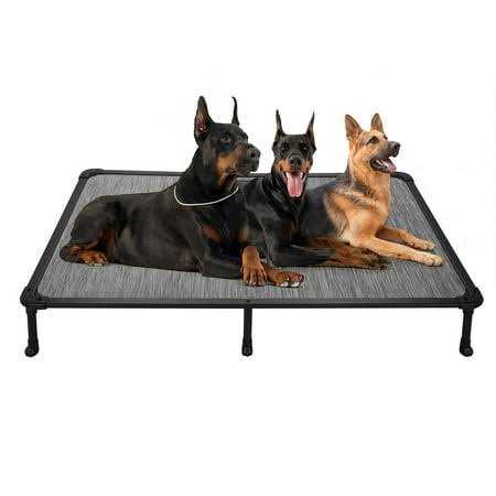Veehoo Chew Proof Dog Bed Cooling Raised Pet Cot - Pet Supplies online store