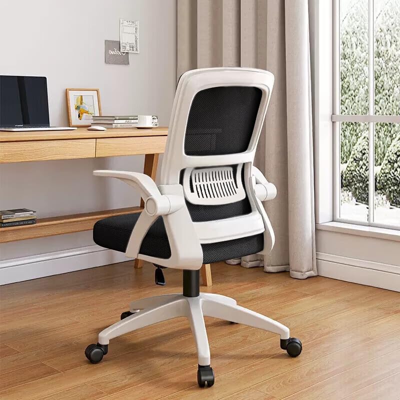 Home Office Chair Ergonomic Desk Chair Breathable Mesh Chair High Back Desk Chair with Adjustable Height,Swivel Chair with Flip-Up Arms and Lumbar Support