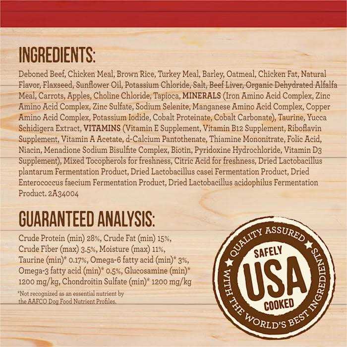 Merrick Healthy Grains Freeze Dried Raw Coated Kibble Dry Dog Food Real and Brown Rice Recipe - Pet Supplies online store