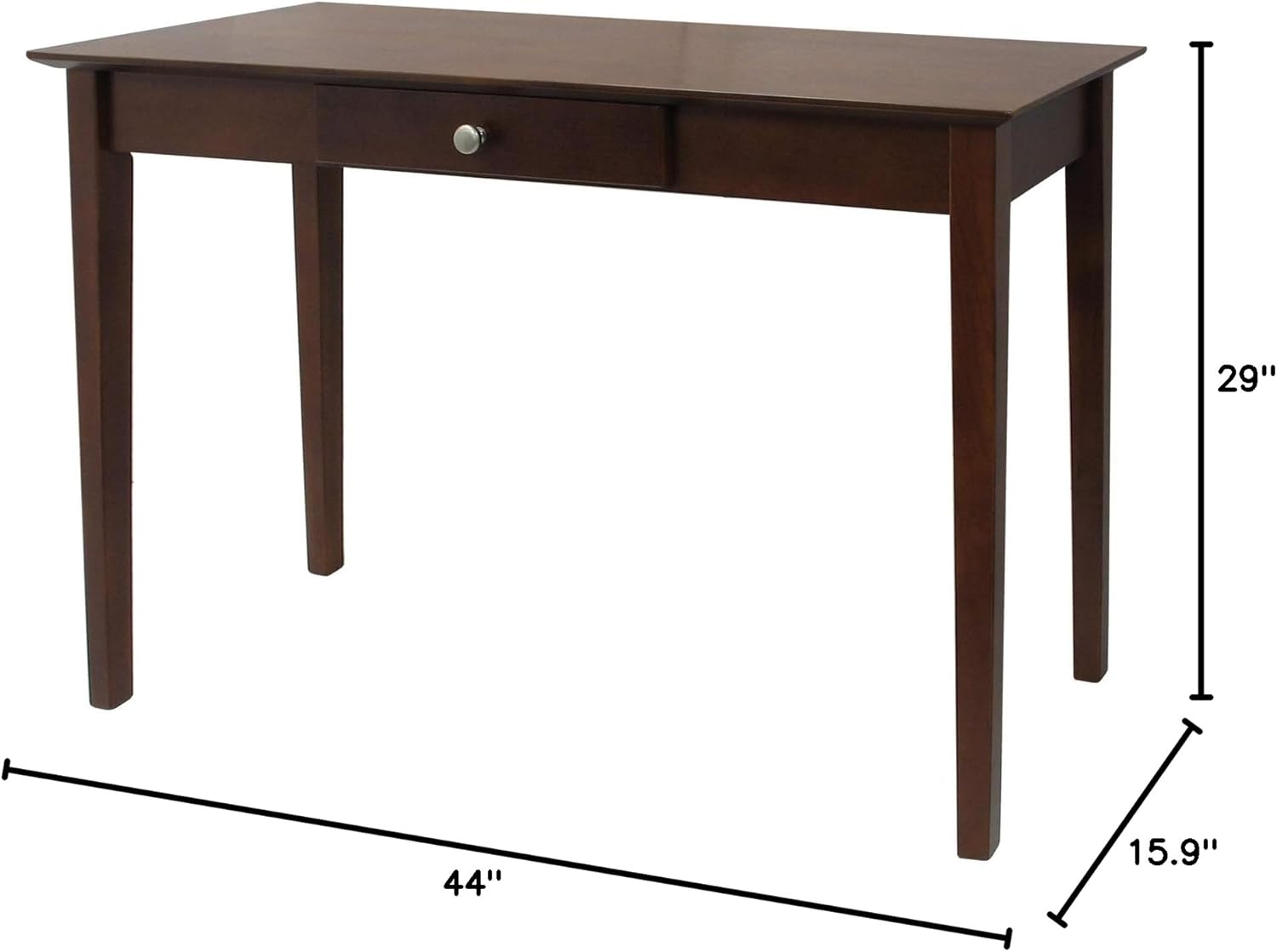 Winsome Wood Rochester Occasional Table, Antique Walnut & Eugene Accent Table, 18.9 inches, Espresso