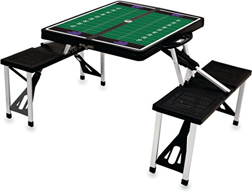 PICNIC TIME NCAA Unisex-Adult NCAA Picnic Table Portable Folding Table with Seats