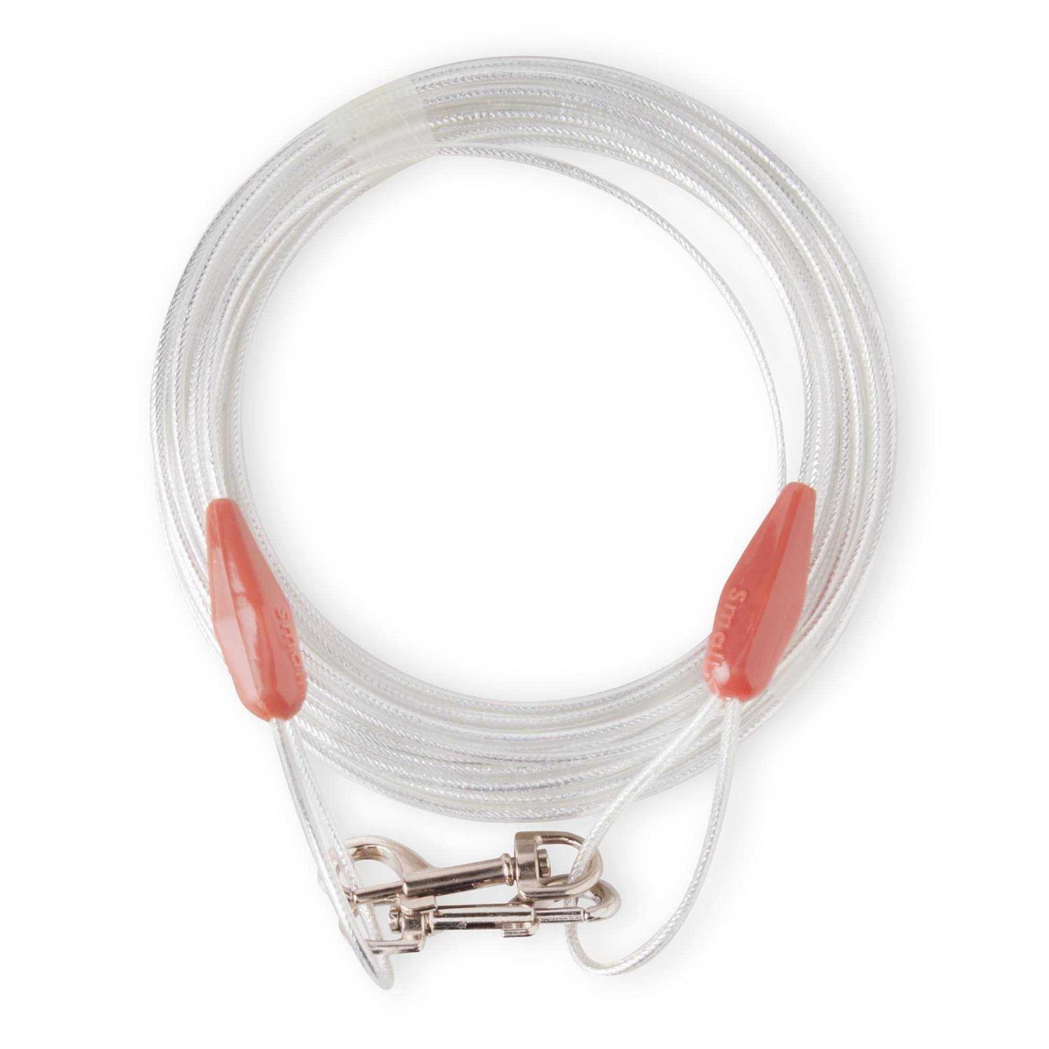 Vibrant Life Reflective Vinyl-Covered Tie-Out for Dogs - Pet Supplies online store