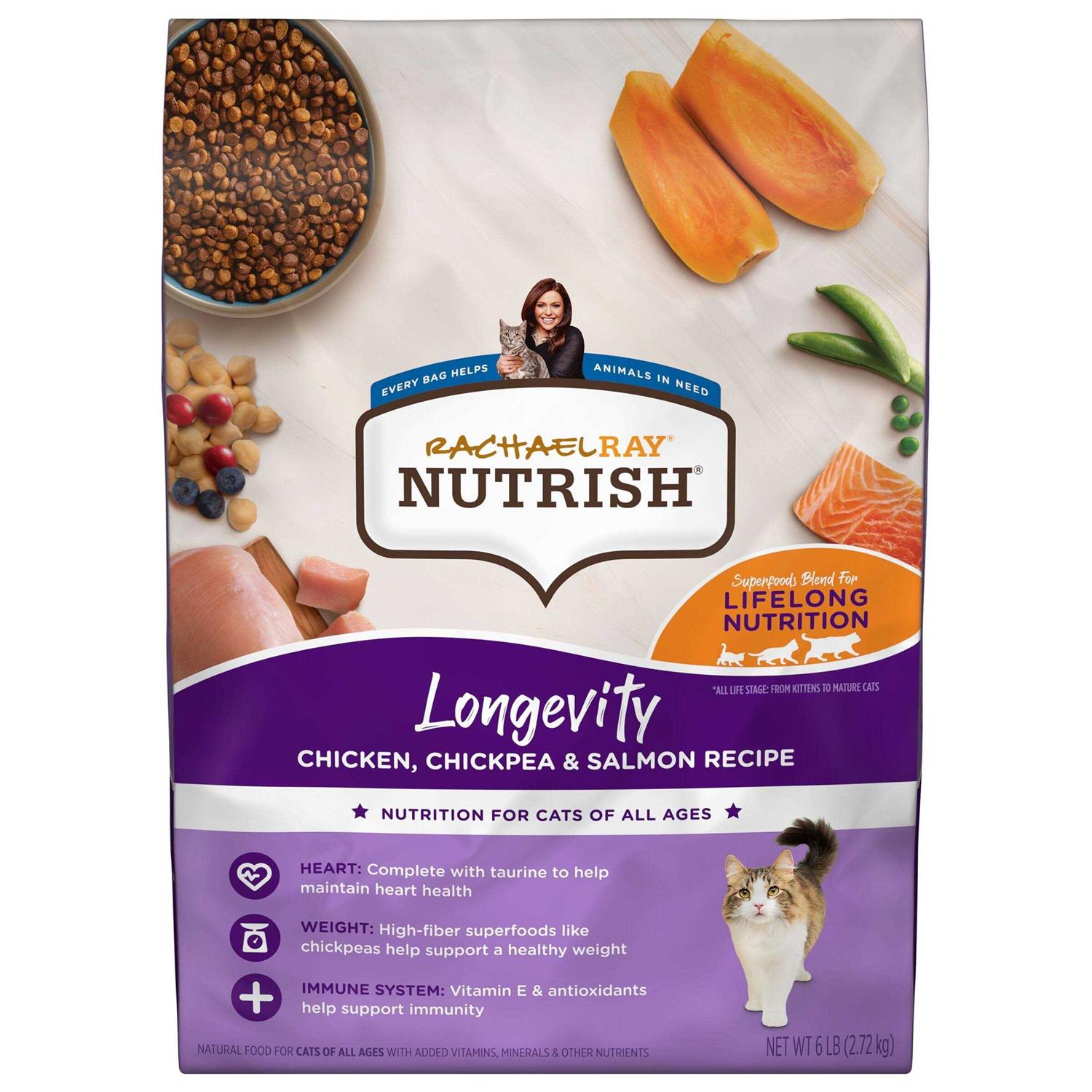 Rachael Ray Nutrish Longevity Dry Cat Food - Pet Supplies online store