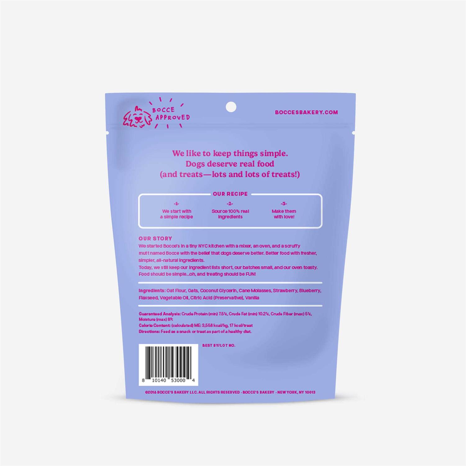 Bocce's Bakery Pizza Our Heart Soft & Chewy Dog Treats - Pet Supplies online store