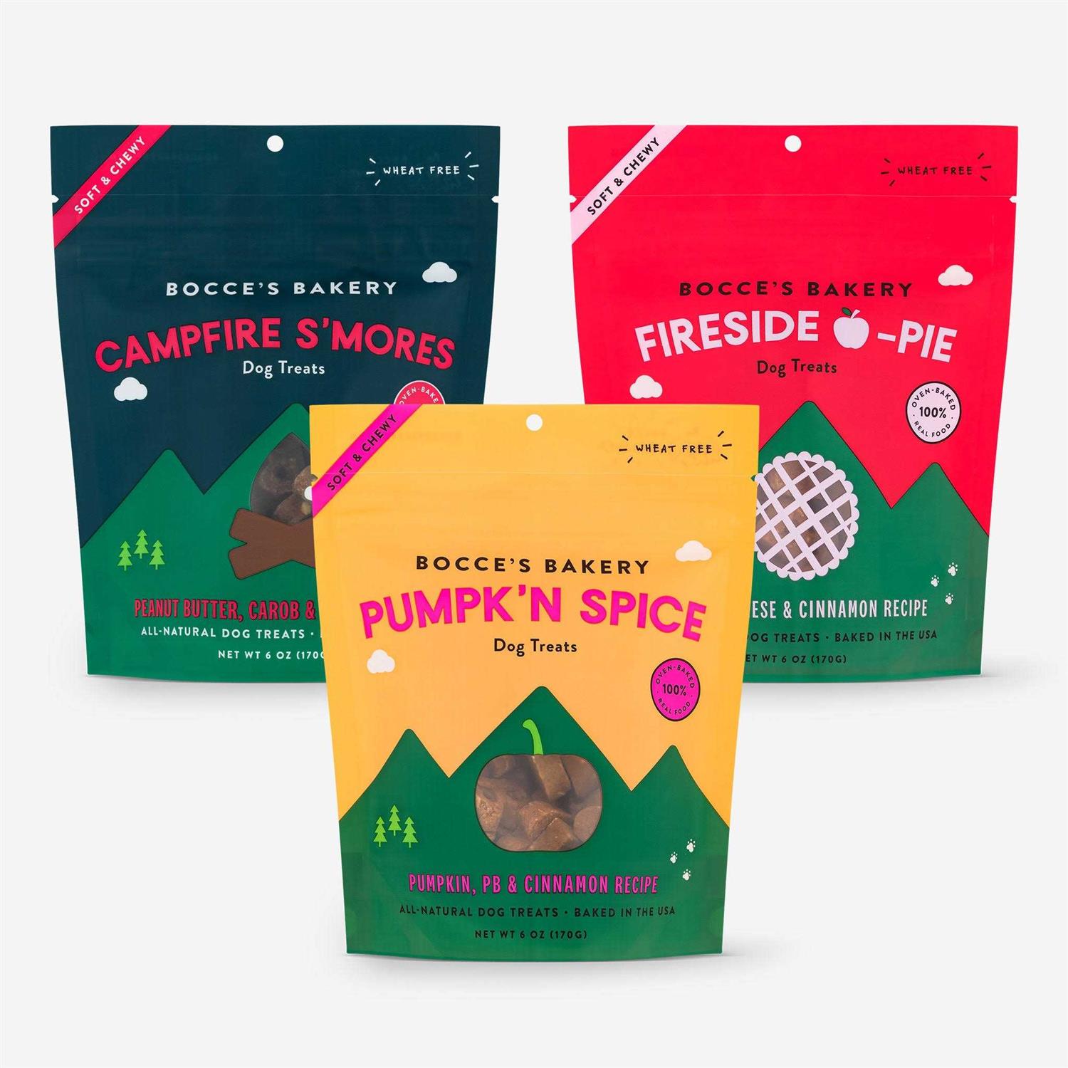 Bocce's Bakery Pumpk'n Spice Soft & Chewy Dog Treats - Pet Supplies online store