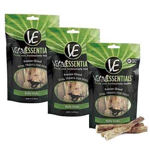 Vital Essentials Bully Sticks Freeze-Dried Dog Treats - Pet Supplies online store