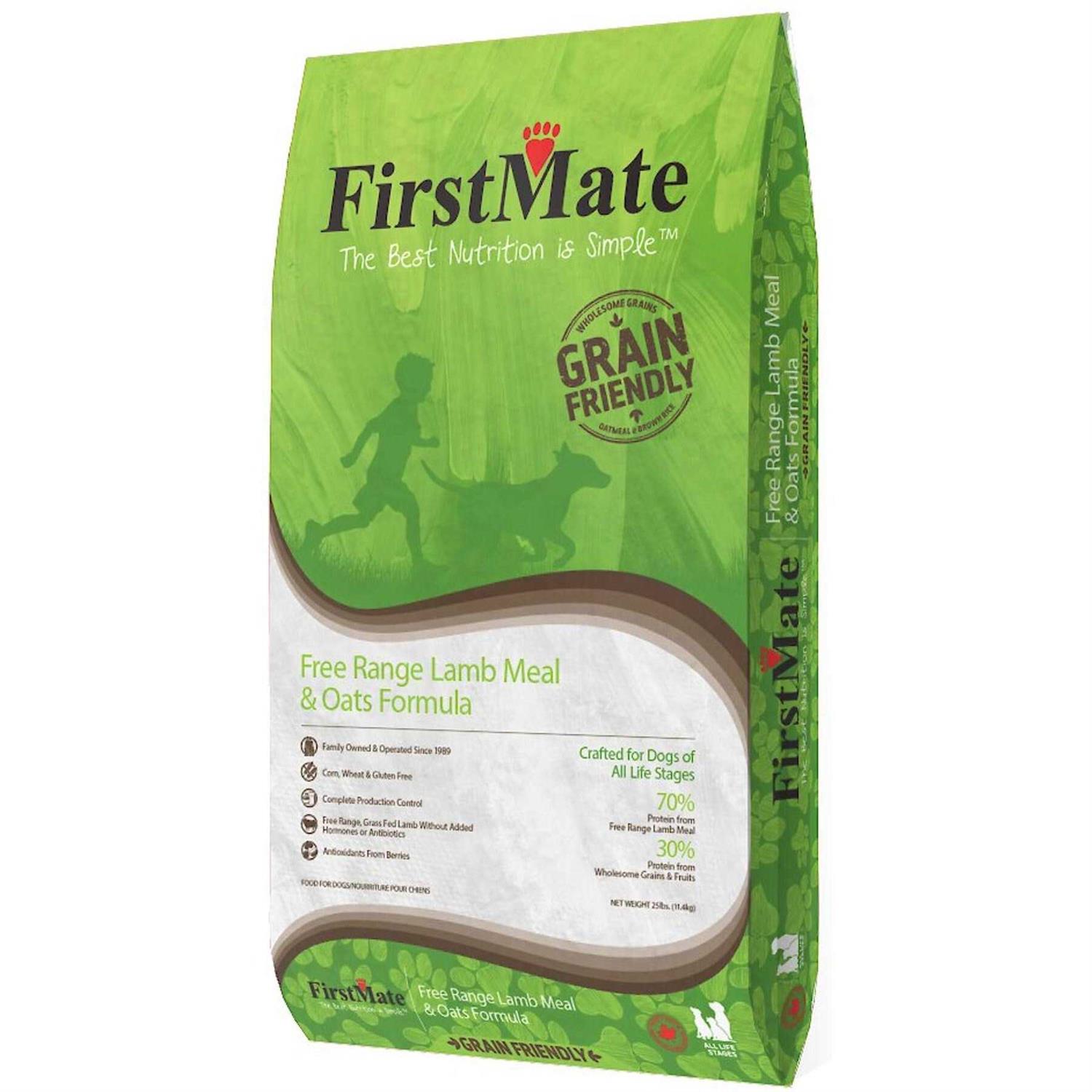 FirstMate Grain Friendly Formula Dog Food Free Range Lamb & Oats - Pet Supplies online store