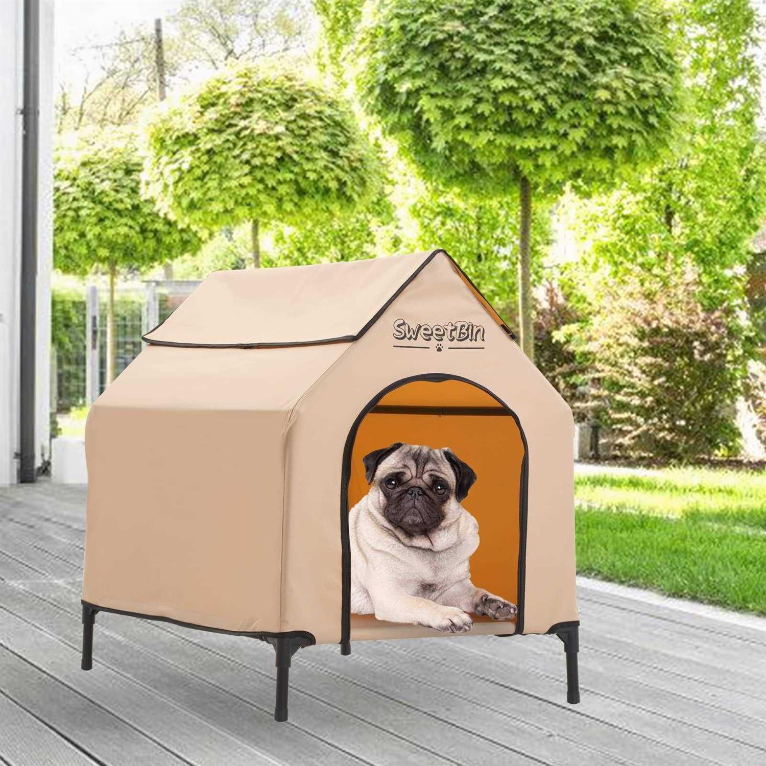 SweetBin Dog Houses Dogs Outside with Waterproof - Pet Supplies online store