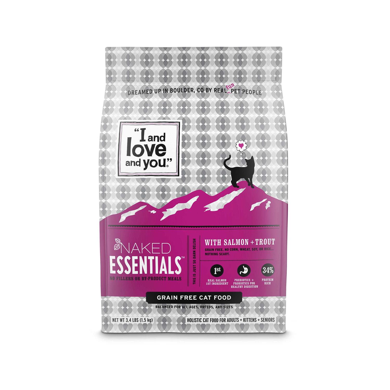 I and Love and You Naked Essentials Salmon & Trout Cat Food - Pet Supplies online store