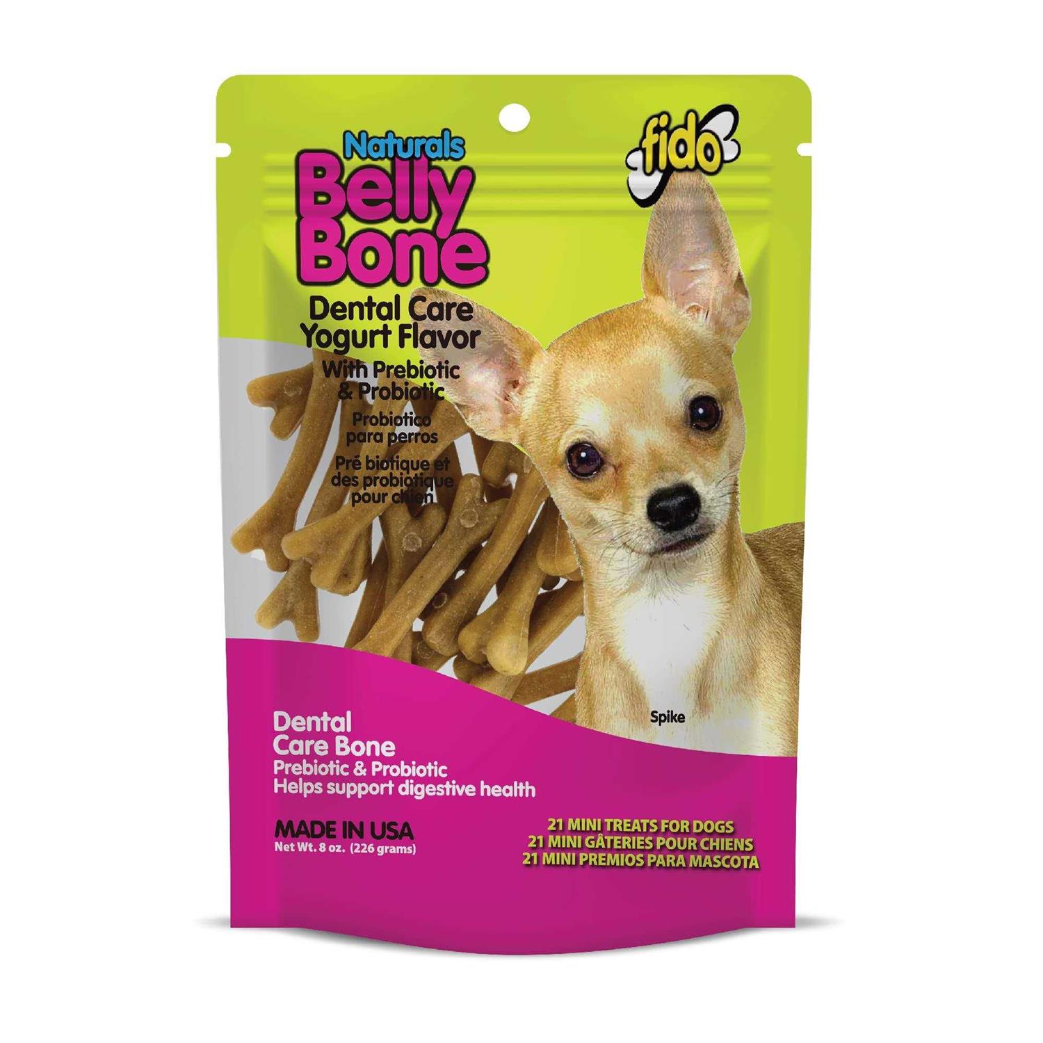 Fido Belly Bones Treats 8oz Bag - Pet Supplies online store