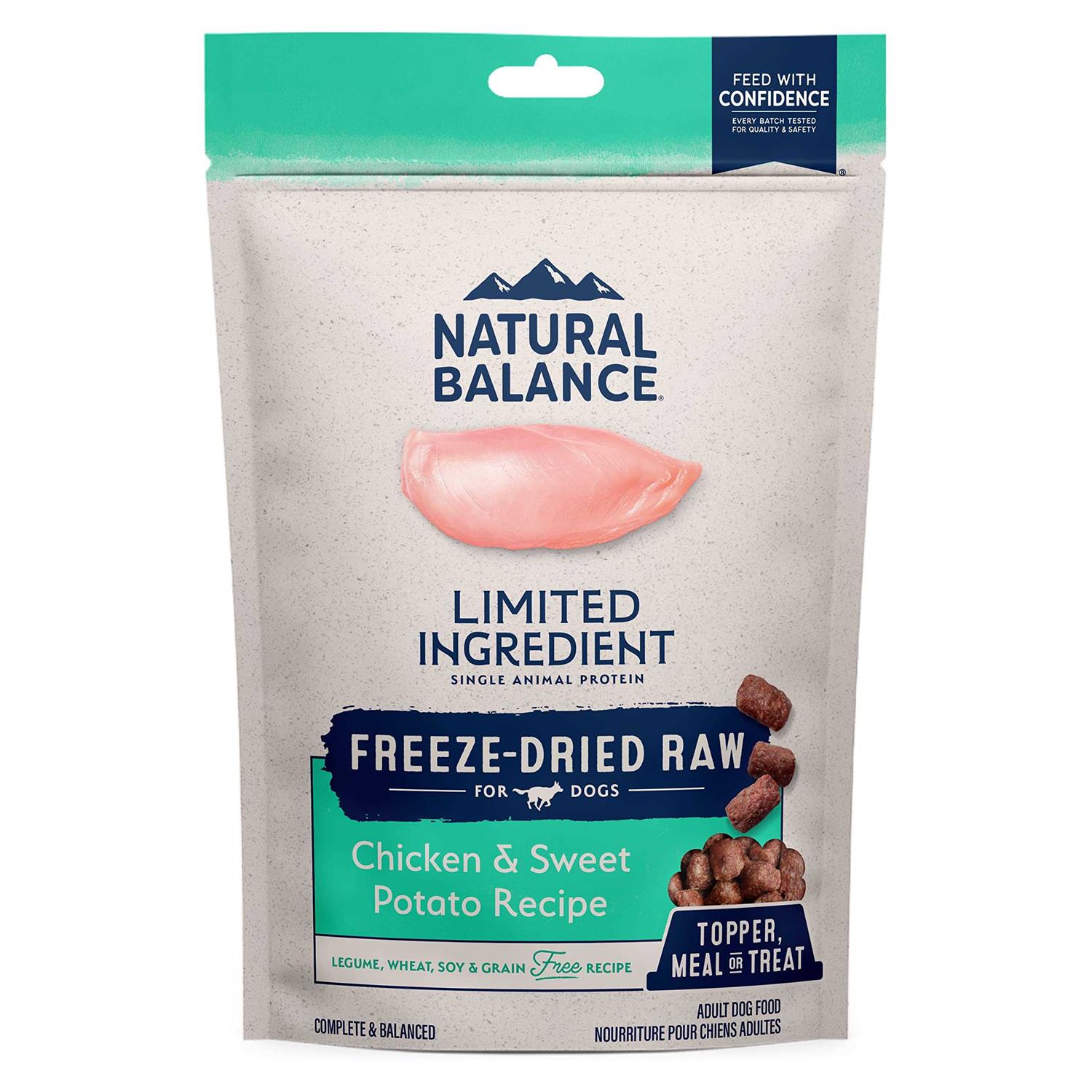 Natural Balance Limited Ingredient Freeze Dried Chicken & Sweet Potato Dog Food - Pet Supplies online store
