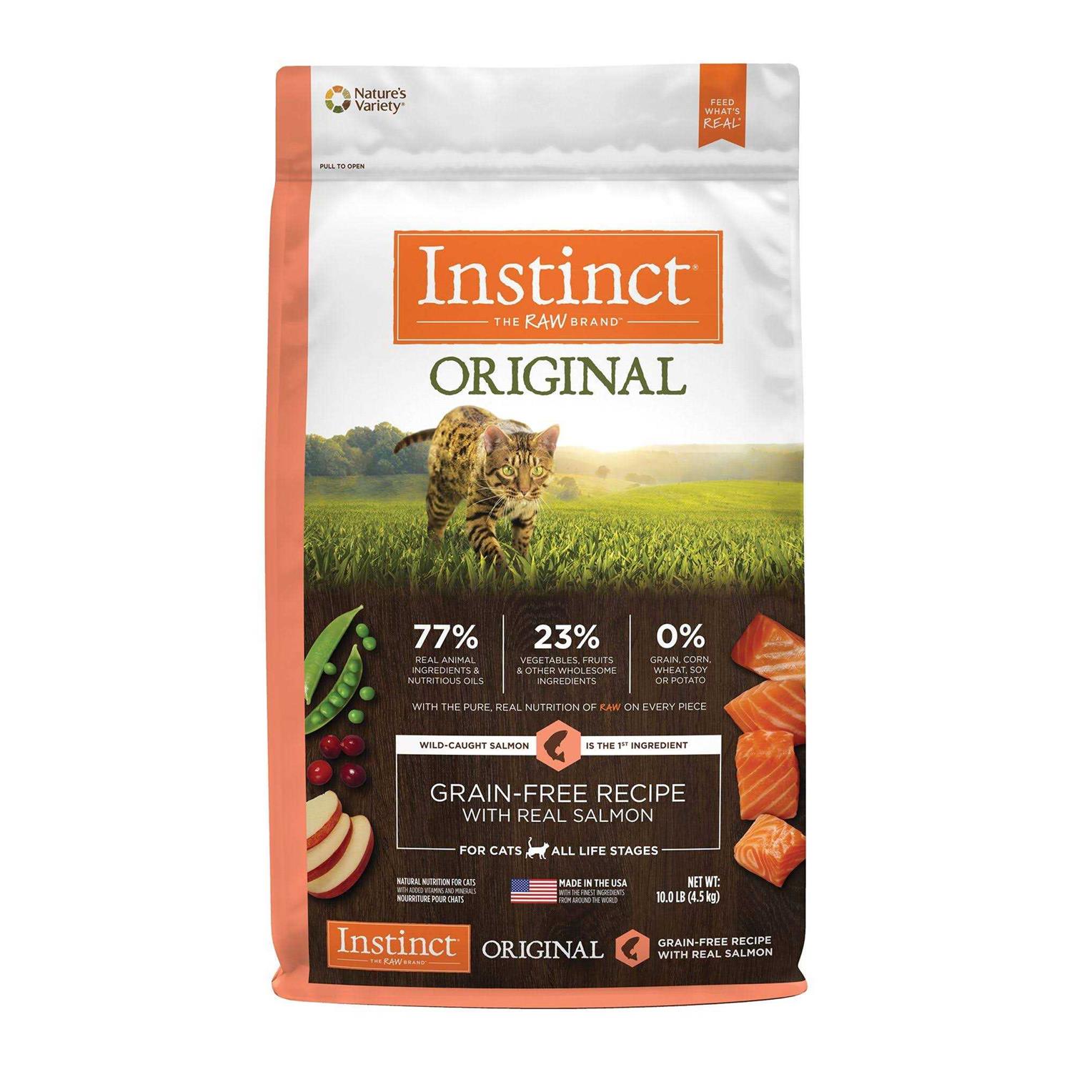 Instinct Original Grain Free Recipe with Real Salmon Natural Dry Cat Food - Pet Supplies online store